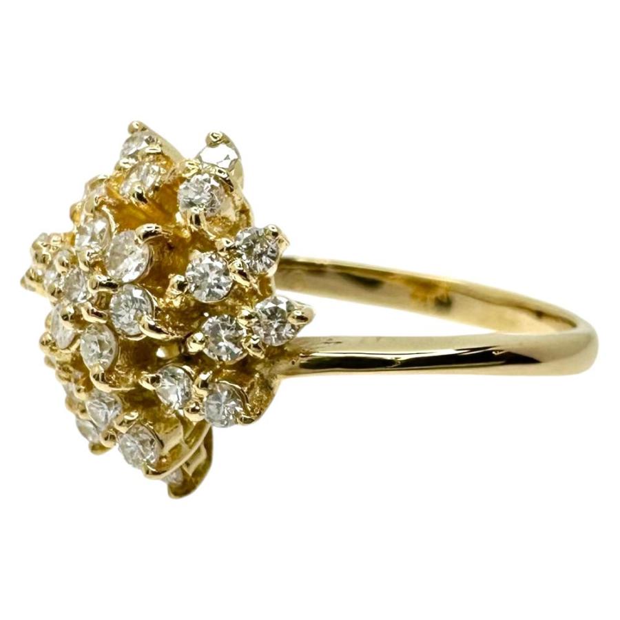 11.5号 ダイヤモンド 計0.48ct リング・指輪 K18ゴールド 3.6g 