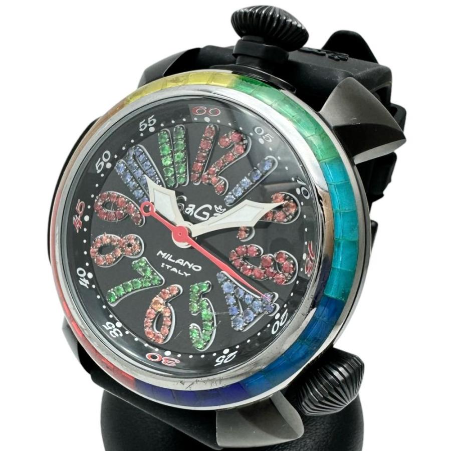 【稼働】ガガミラノ プロフェッショナル ダイビング ダイバーウォッチ AT 時計 稼働】ガガミラノ プロフェッショナル ダイビング ダイバーウォッチ AT