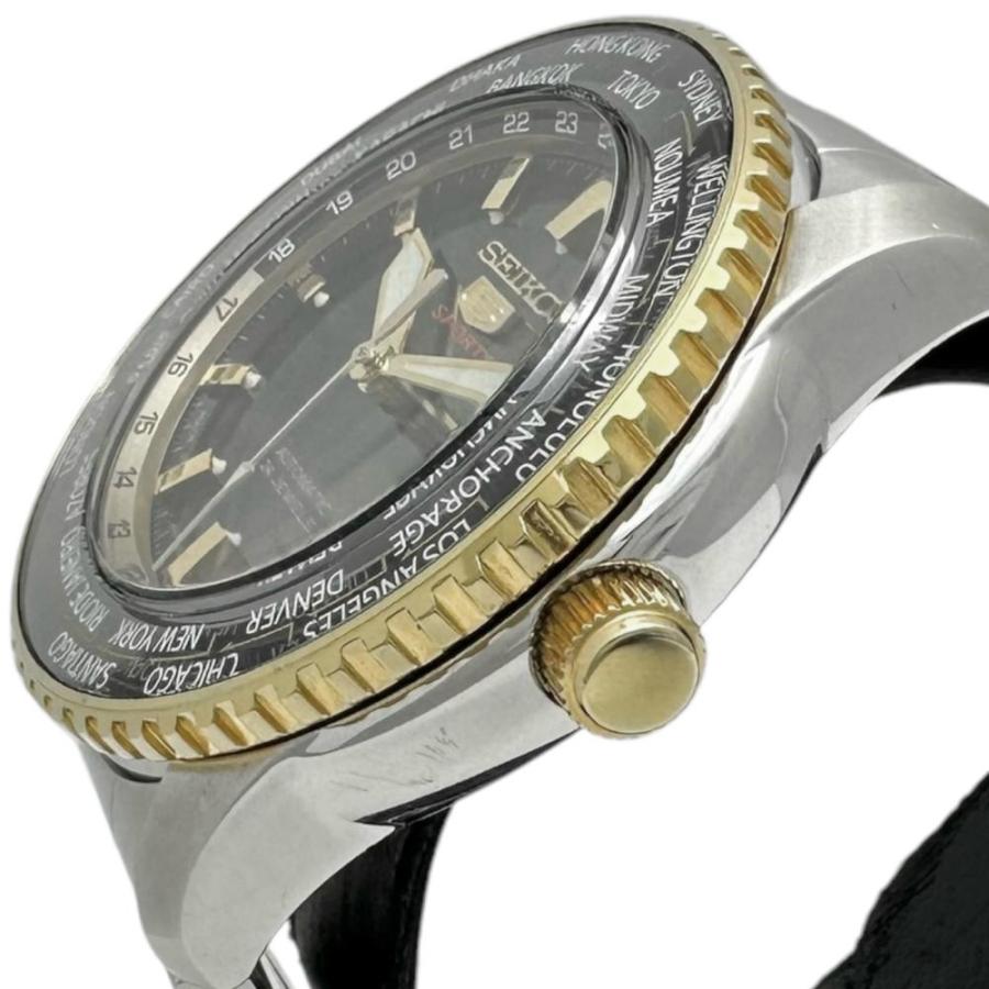 SEIKO（セイコー） 5スポーツ 裏スケ 4R36-00G0 腕時計 ステンレス 
