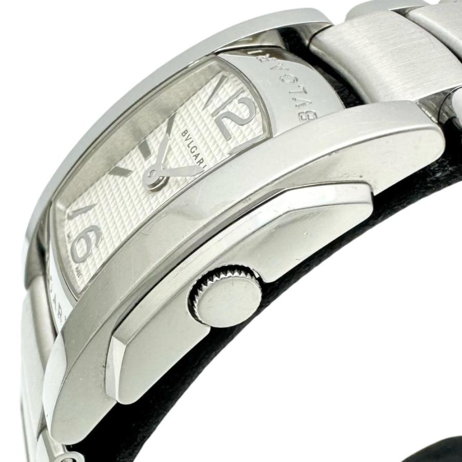 【BVLGARI】ブルガリ アショーマ AA26S ステンレススチール クオーツ アナログ表示 レディース ブラック文字盤 腕時計 BVLGARI（ブルガリ） アショーマ AA26S 腕時計 ステンレススチール