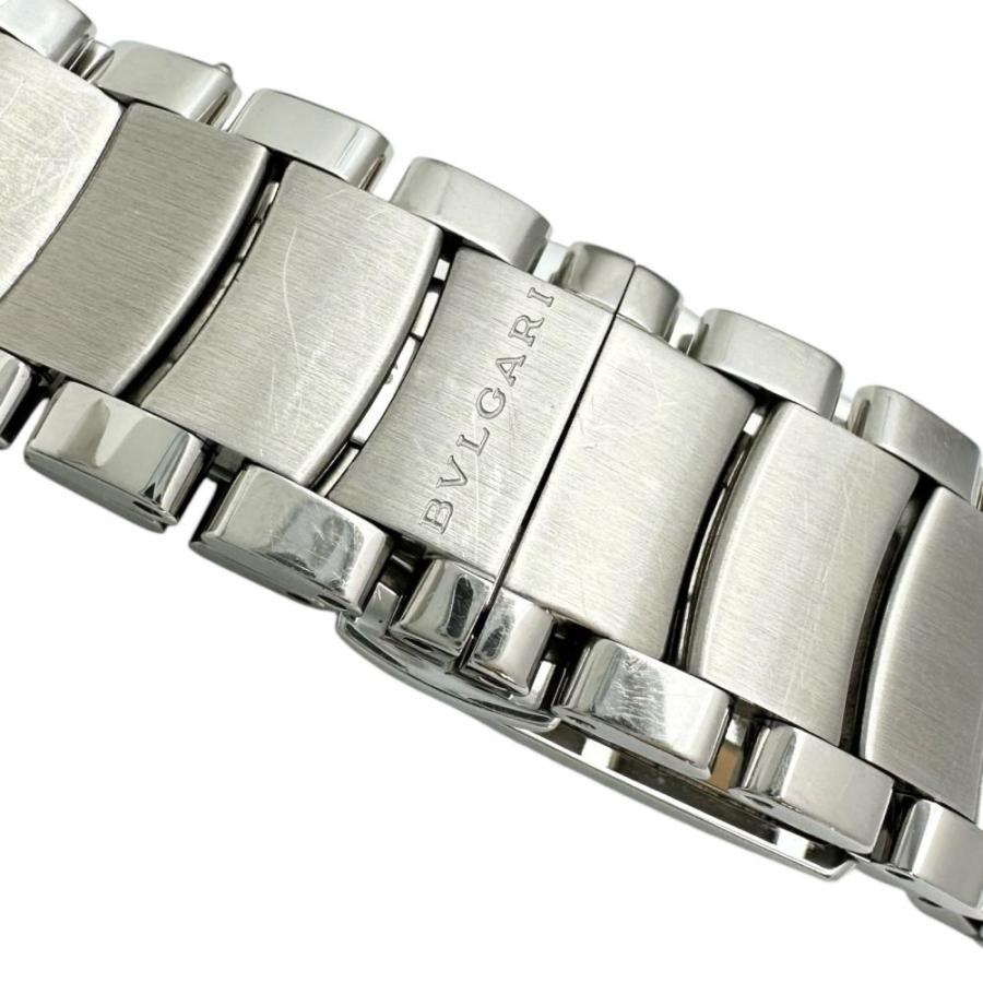 【BVLGARI】ブルガリ アショーマ AA26S ステンレススチール クオーツ アナログ表示 レディース ブラック文字盤 腕時計 BVLGARI（ブルガリ） アショーマ AA26S 腕時計 ステンレススチール