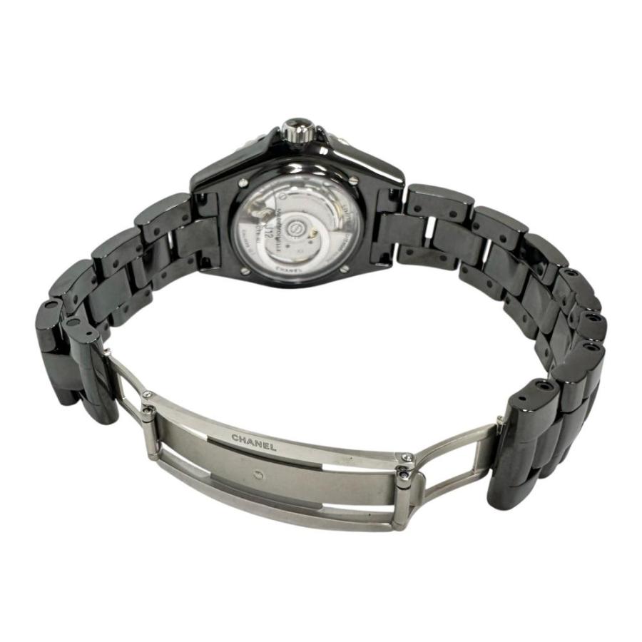 CHANEL（シャネル） J12 H7609 ラ パウザ限定 裏スケ 腕時計/黒