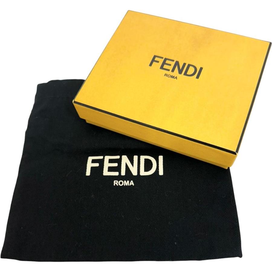 FENDI FENDI/フェンディ セレリア 6連 キーケース レザー グレー