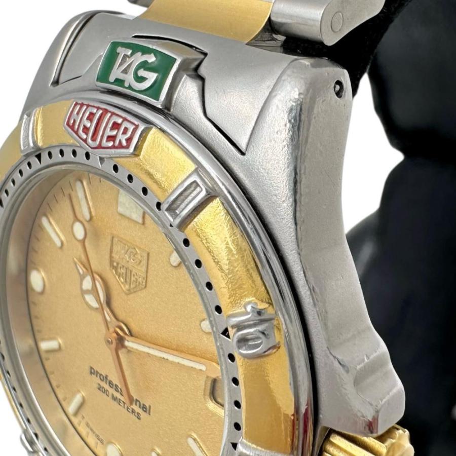 稼働】タグホイヤー プロフェッショナル GMT メンズ腕時計 純正ベルト