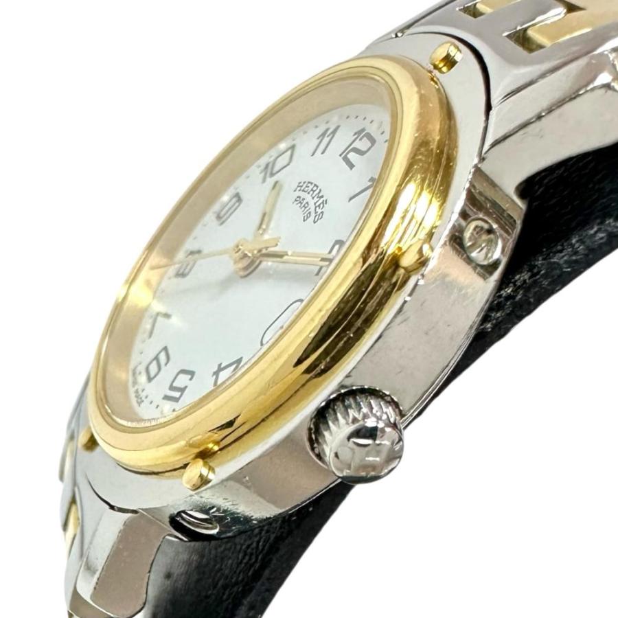 HERMES（エルメス） クリッパー CL4.220 腕時計 ステンレススチール/GP 