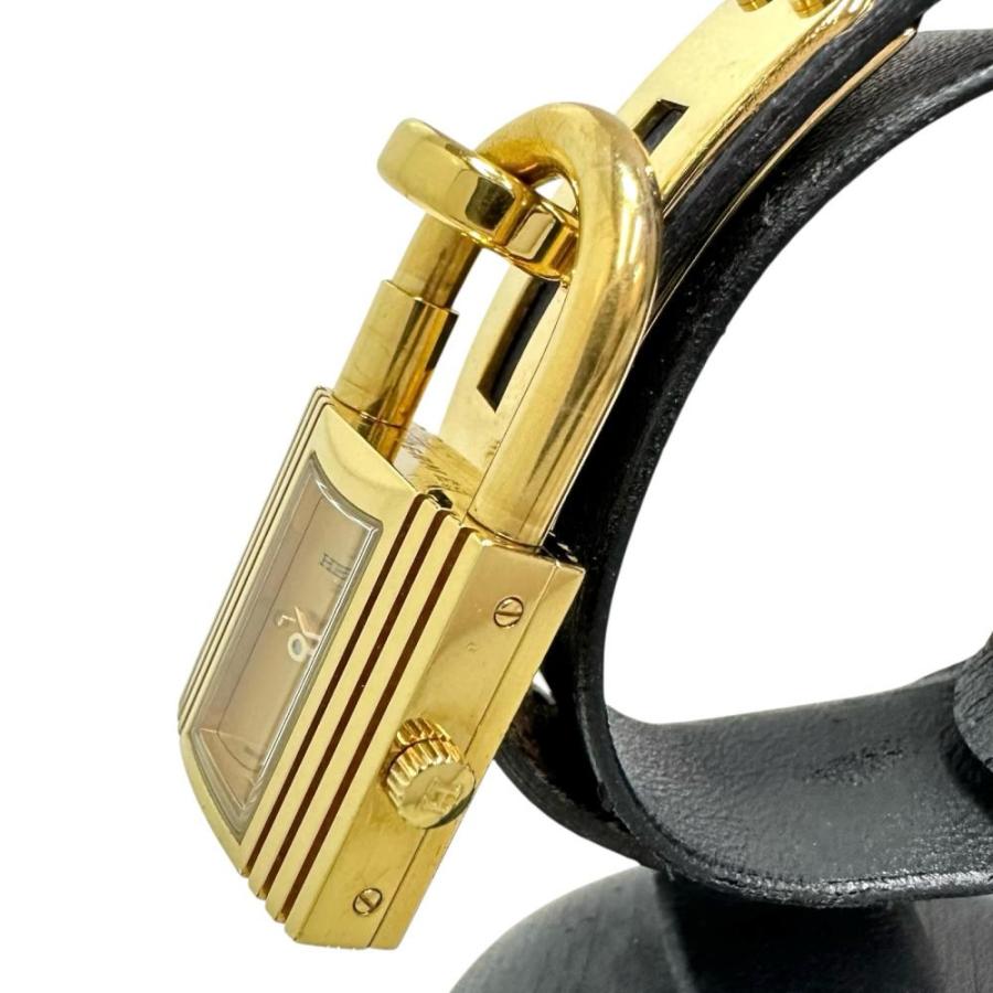 HERMES HERMES/エルメス ケリー ウォッチ 腕時計 GP/オーストリッチ 