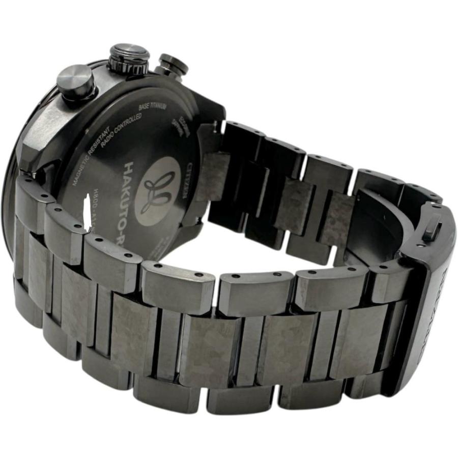 CITIZEN/シチズン AT8287-62E/H800-A1CN20C アテッサ HAKUTO-Rコラボ 2900本限定 腕時計 チタン ソーラー電波 グレー文字盤 メンズの画像