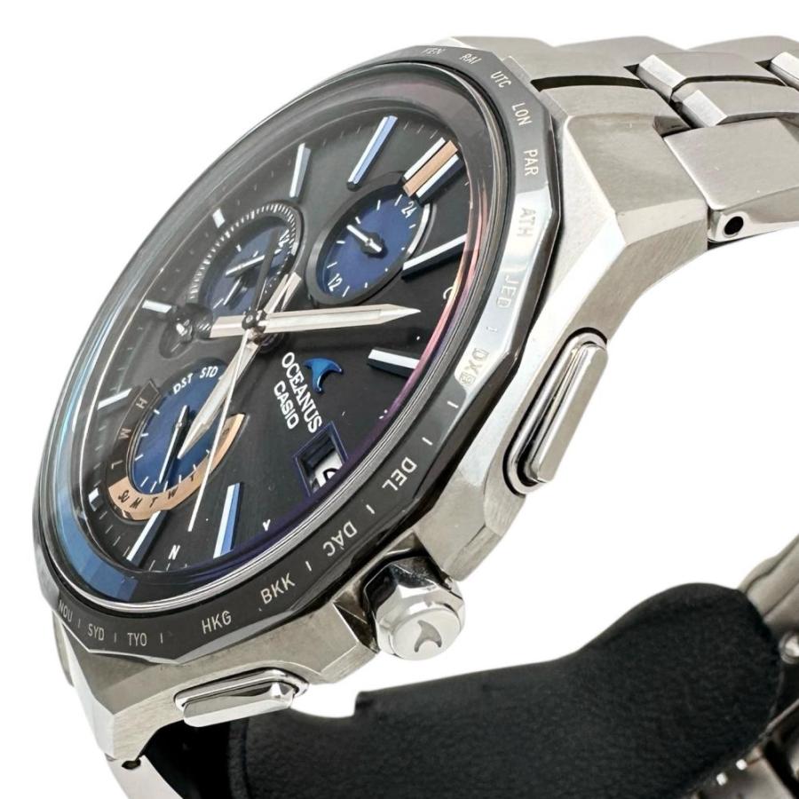 カシオ 腕時計 オシアナス マンタ チタン ソーラー電池 中古品 (27065) カシオ 腕時計 オシアナス マンタ チタン ソーラー電池 中古品 (27065