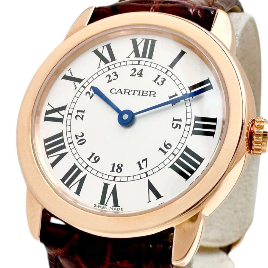 Cartier（カルティエ） W6701007 ロンドソロSM 腕時計 K18PGピンク