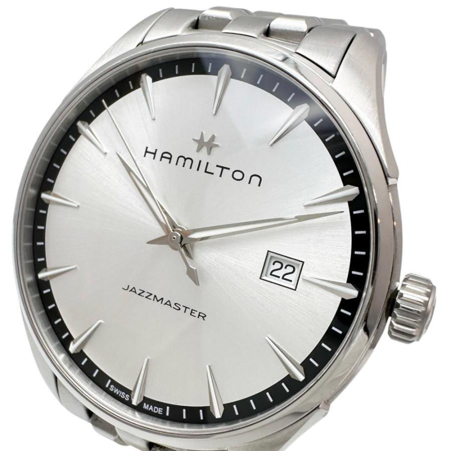 HAMILTON 自動巻き時計 シルバー文字盤 ステンレスベルト HAMILTON（ハミルトン） ジャズマスター H324510 腕時計 ステンレス