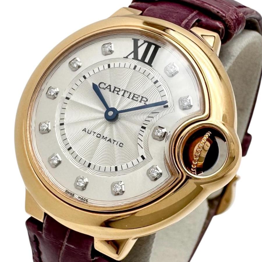 Cartier（カルティエ） バロンブルードゥ ダイヤ11P WE902063 腕時計