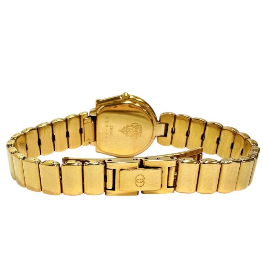 GUCCI（グッチ） ホースビット 7000 腕時計 GP クオーツ ゴールド文字