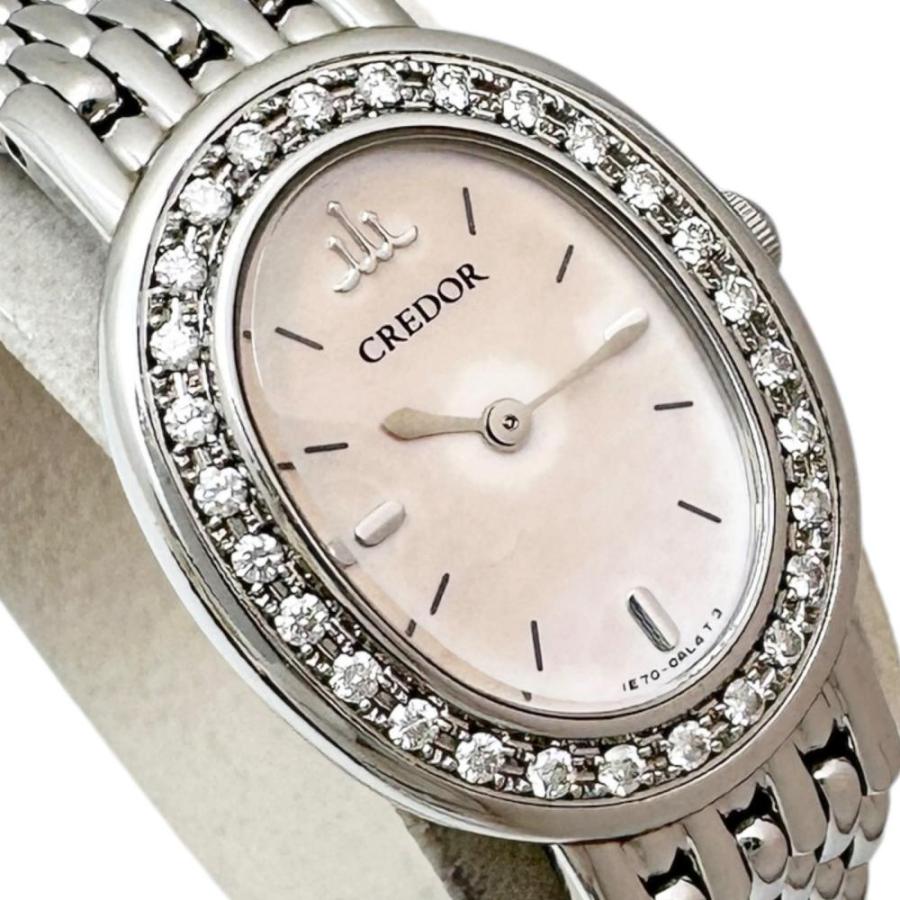 SEIKO（セイコー） クレドール ダイヤベゼル 1E70-0AB0 腕時計 