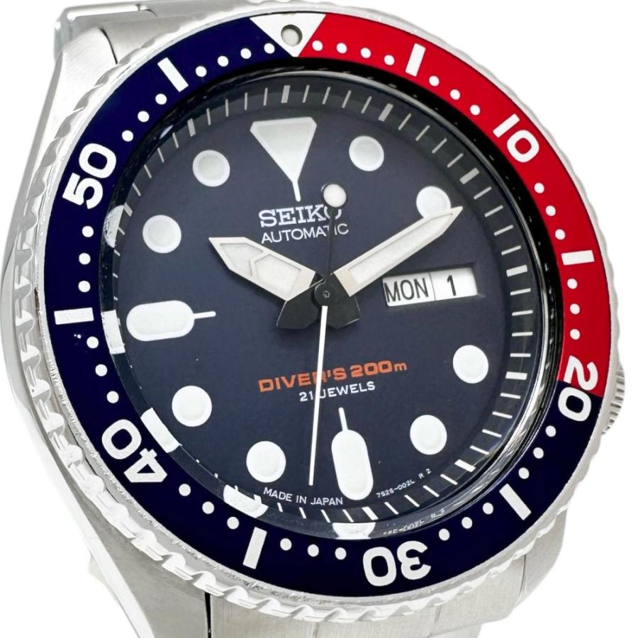 ✨SEIKO✨セイコー✨7S26-0020✨デイデイト✨ブラック文字盤✨腕時計✨ SEIKO（セイコー） ダイバー デイデイト 7S26-0020 腕時計 ステンレス