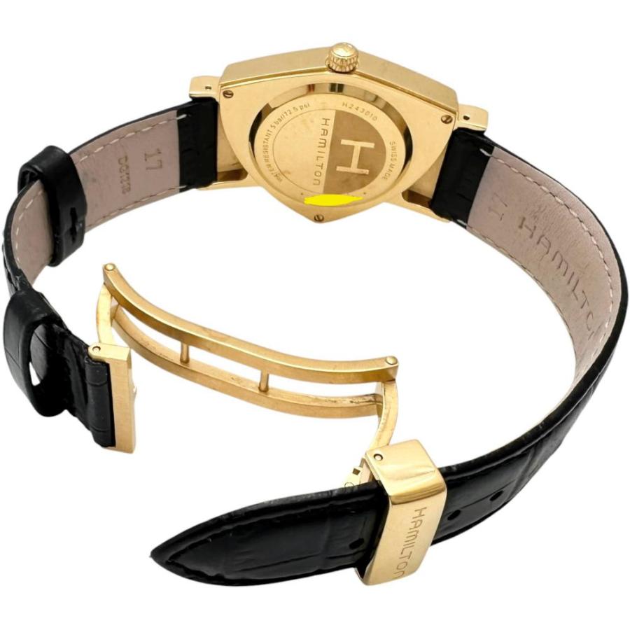 HAMILTON（ハミルトン） ベンチュラ H243010 腕時計 GP/レザー