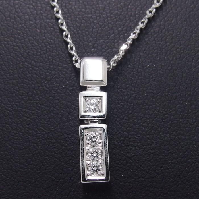 CONCORD Concord/コンコルド ダイヤモンド 計0.12ct ネックレス K18WG  