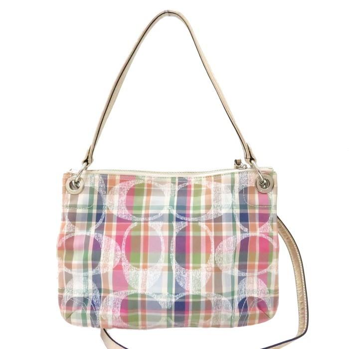 COACH COACH/コーチ ポピーマドラスヒッピー 19610 2WAY ハンドバッグ 