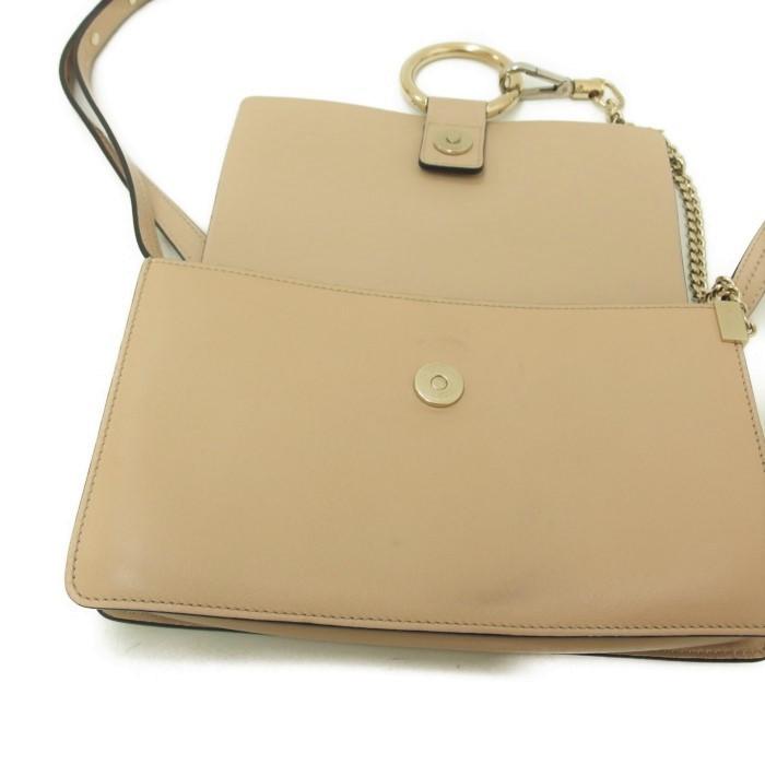 Chloe Chloe/クロエ フェイスモール ショルダーバッグ/レザー/スエード 