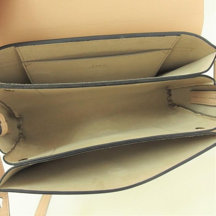 Chloe Chloe/クロエ フェイスモール ショルダーバッグ/レザー/スエード  