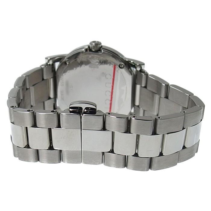 GUCCI Gラウンド YA101505 楽天市場】グッチ GUCCI Gラウンド YA101505 ブラック文字盤 SS