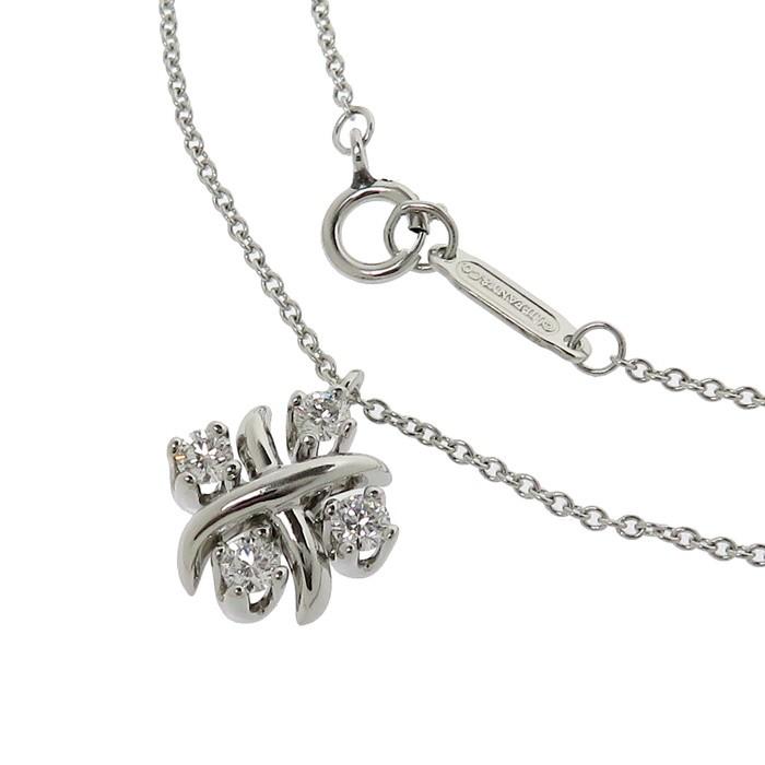 売れ筋がひクリスマスプレゼント Pt950プラチナ ジーンシュランバーゼ ネックレス ダイヤモンド Tiffany Co ティファニー ティファニー ジーンシュランバーゼネックレス 4 6g レディース 40cm レディースアクセサリー Www Bgindustriesinc Com