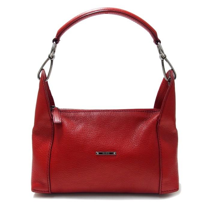 GUCCI（グッチ） 113024 ワンショルダー ハンドバッグ レザー 赤 