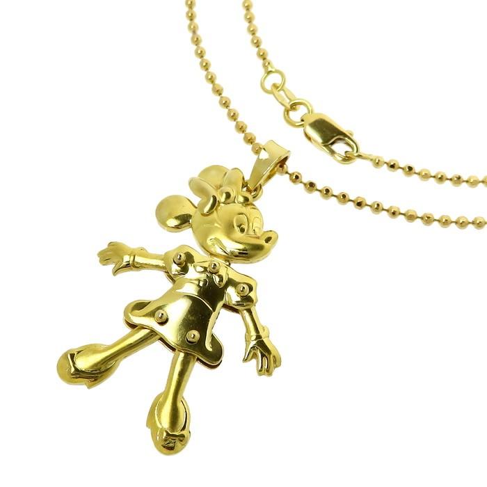 Disney Disney/ディズニー ミニーマウス ネックレス K18ゴールド Disney Disney/ディズニー ミニーマウス ネックレス K18ゴールド