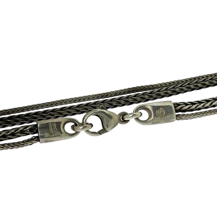Georg Jensen/ジョージジェンセン 2連チェーン ネックレス シルバー925 