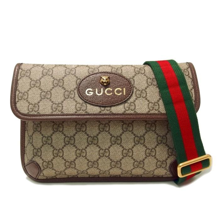 GUCCI/グッチ ネオ ヴィンテージ GGスプリームベルトバッグ シェリー