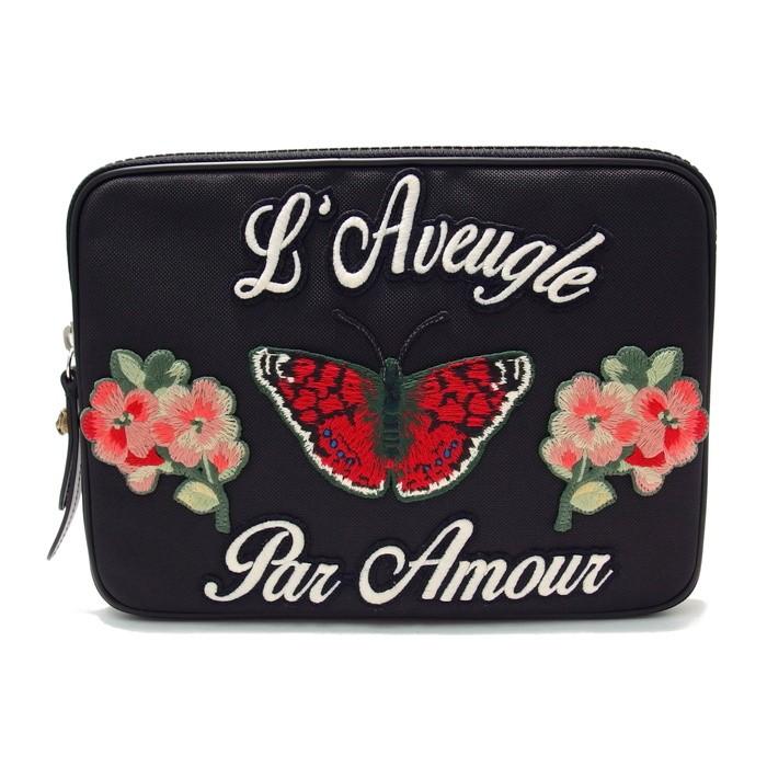 GUCCI GUCCI/グッチ エンブロイダリー ラップトップケース 473883 