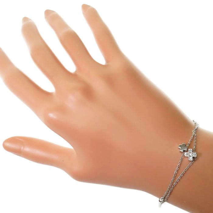 STAR JEWELRY/スタージュエリー 十字 クロス ダイヤモンド 計0.04ct