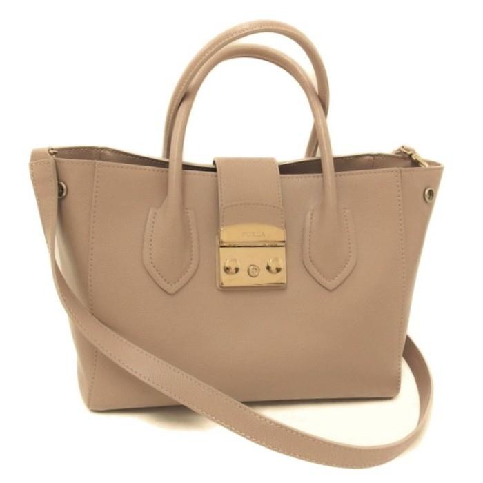 ラウンド 2wayハンドバッグ Furla フルラ フルラ かわいいピンクベージュ 2wayバッグ ハンドバッグ レディース ピンクベージュ レザー バッグ Vixpark Com