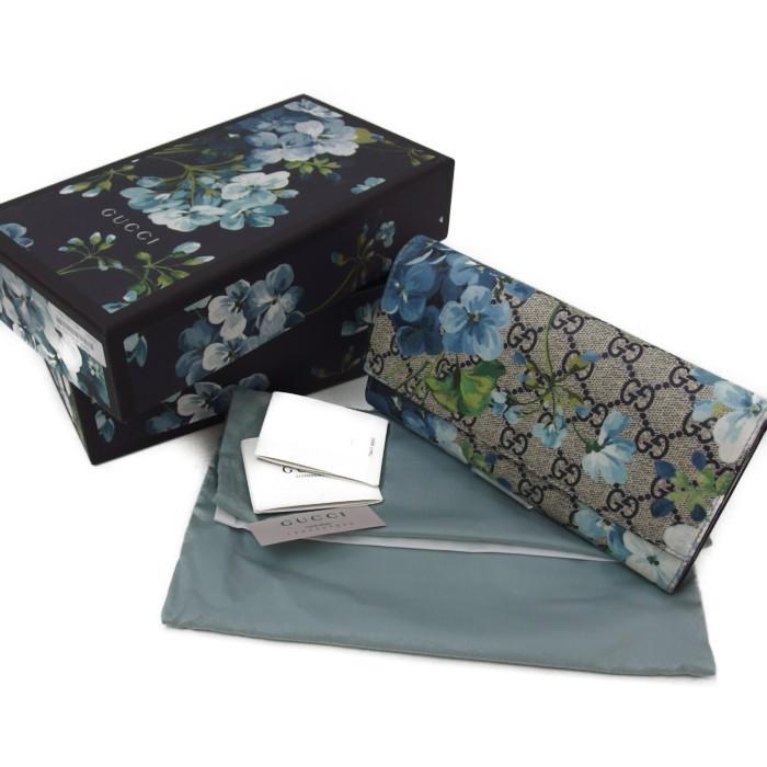 GUCCI GUCCI/グッチ GGブルームス 404070 長財布 GGスプリーム