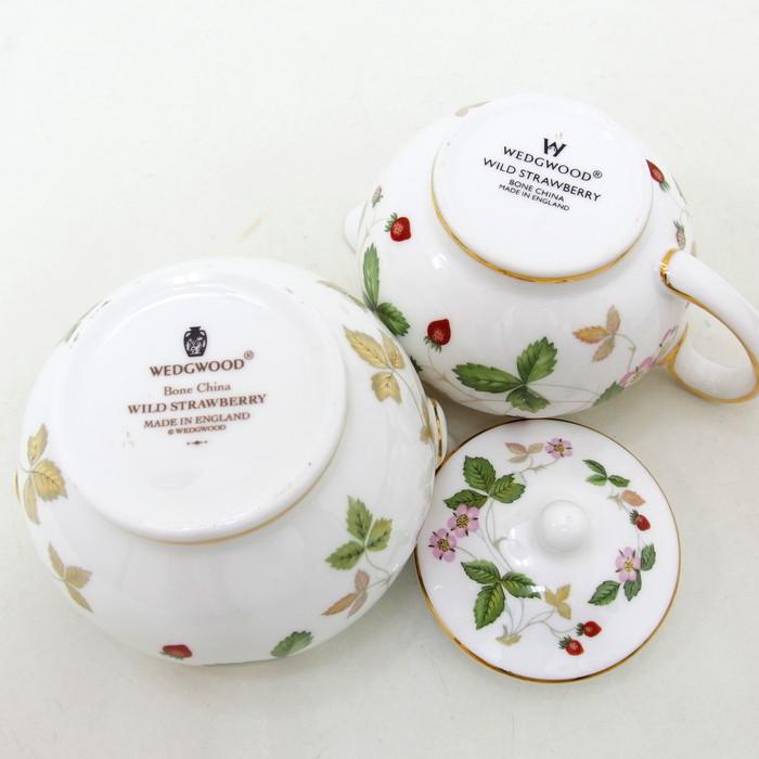 Wedgwood/ウェッジウッド ワイルドストロベリー 3種 ポット シュガー