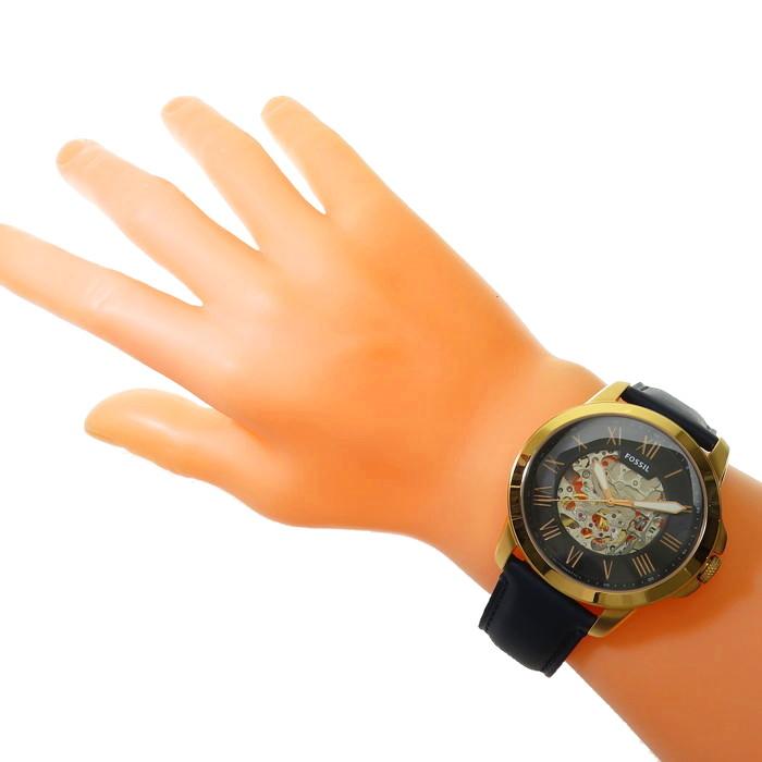 FOSSIL（フォッシル） GRANT/グラント ME3102 スケルトン 腕時計 GP 