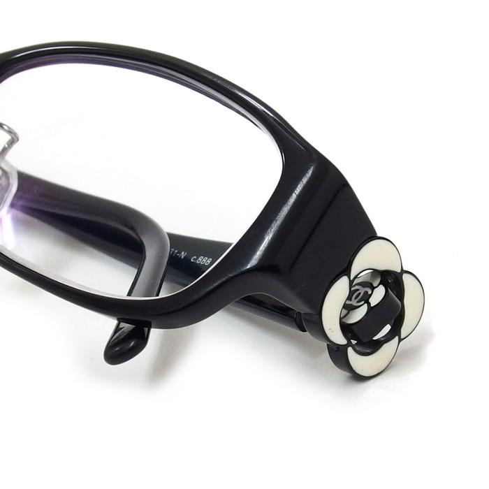 CHANEL CHANEL/シャネル 3131-N c.888 カメリア メガネ ブラック CHANEL CHANEL/シャネル 3131-N c.888 カメリア メガネ ブラック