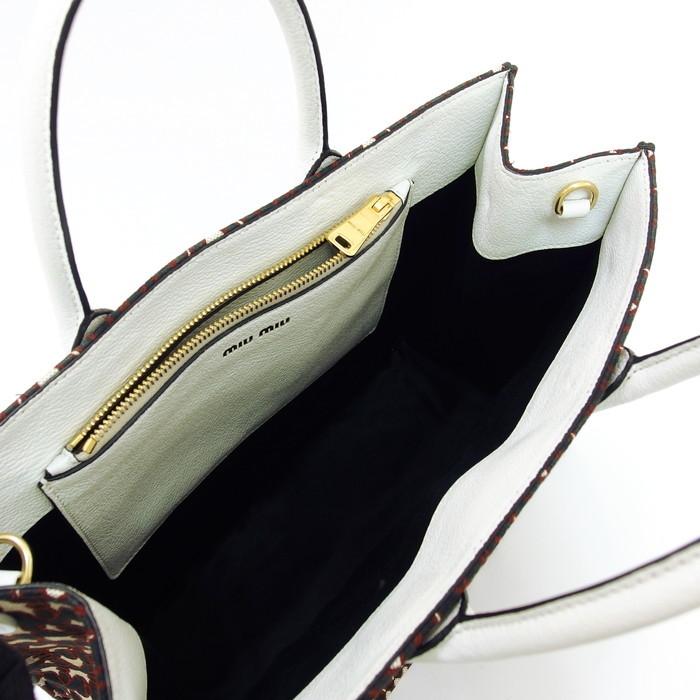 miu miu（ミュウミュウ） 5BG156 2WAY ショルダー ハンドバッグ レザー