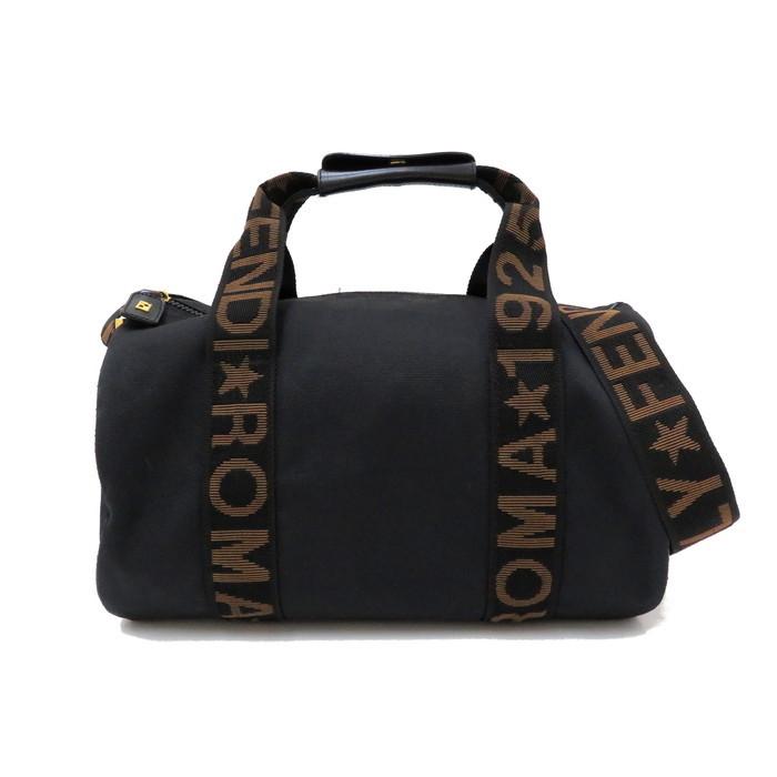 FENDI FENDI/フェンディ ポーチ付き ロゴ ボストンバッグ FENDI FENDI/フェンディ ポーチ付き ロゴ ボストンバッグ