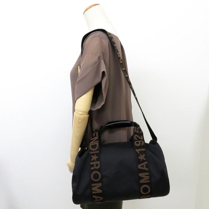 FENDI FENDI/フェンディ ポーチ付き ロゴ ボストンバッグ FENDI FENDI/フェンディ ポーチ付き ロゴ ボストンバッグ
