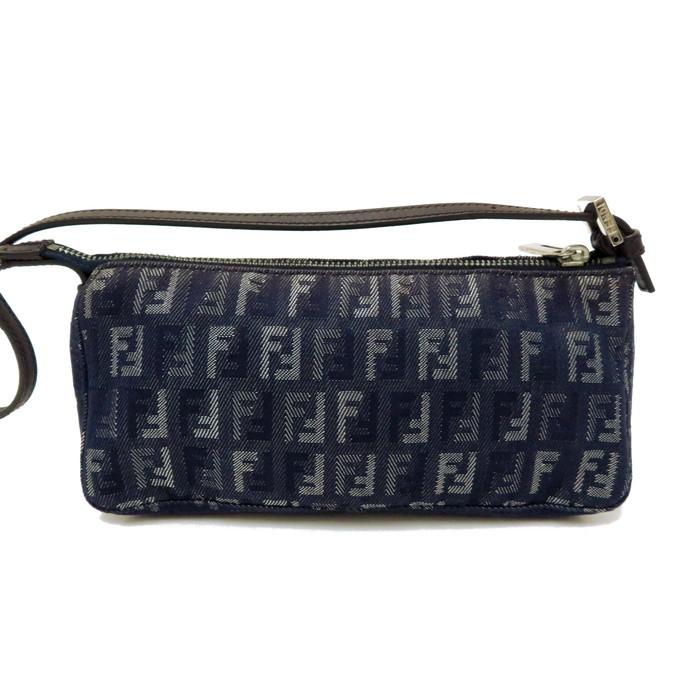 FENDI（フェンディ） 8BR249 ズッキーノ ハンドバッグ デニム