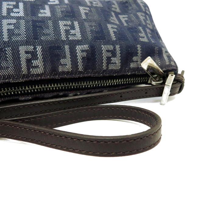FENDI（フェンディ） 8BR249 ズッキーノ ハンドバッグ デニム