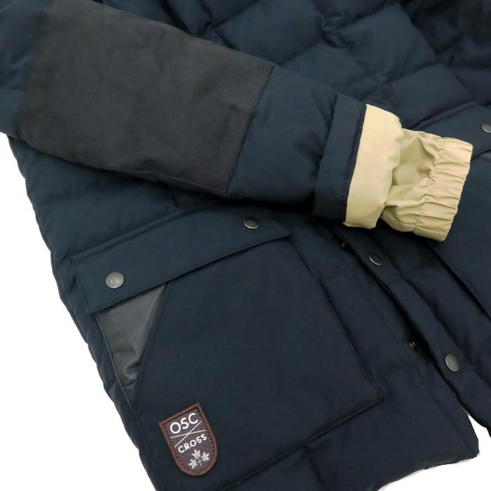 83D5092 【OSC CROSS オーエスシークロス】 ダウンジャケット ナイロン