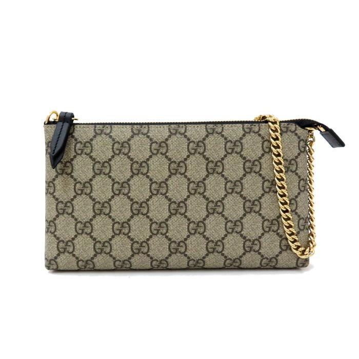 美品 GUCCI チェーンウォレット GGスプリーム 428449 ショルダー GUCCI（グッチ） 428449 チェーンウォレット ハンドバッグ GG
