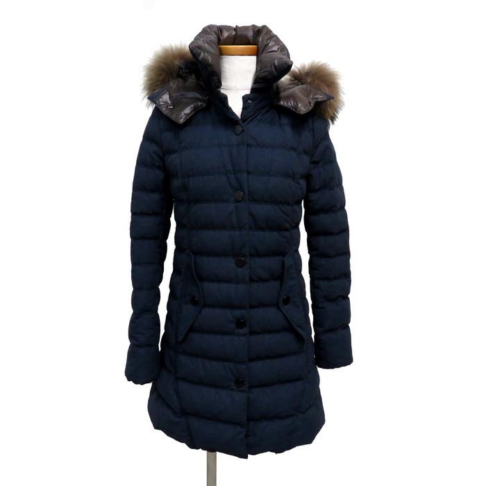 Duvetica デュベティカ Androclea アンドロクレア D 2970 00 1141 ダウンジャケット ナイロン ダウン フェザー ラクーンファー レザー ネイビー レディース T 真子質店 ヤフーショッピング店 通販 Yahoo ショッピング