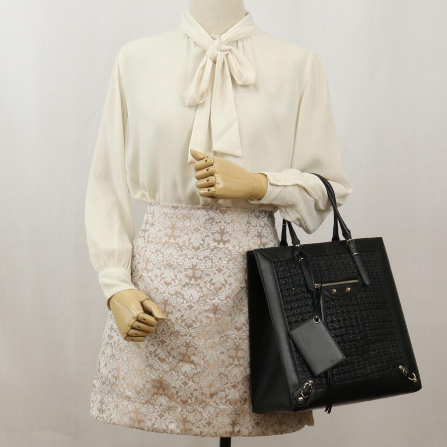 BALENCIAGA バレンシアガ ザ・ペーパーA5 トートバッグ 338582 レザー 