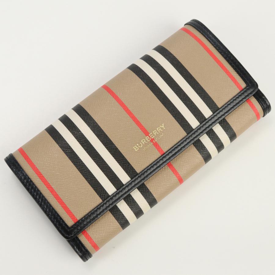 BURBERRY ストライプ 長財布 【公式通販】