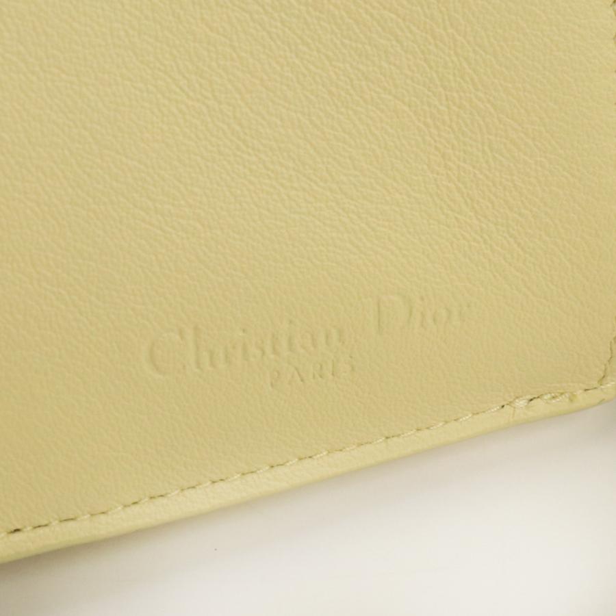 安い直売 Christian Dior ロータスウォレット レディディオール S0181 OVRB M26Y 三折財布小銭入付き パテントレザー