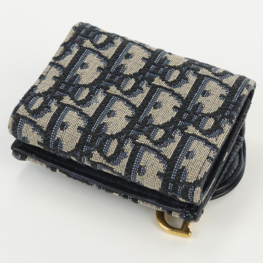 クリスチャンディオール コンパクトウォレット サドル S5653 CTZQ M928