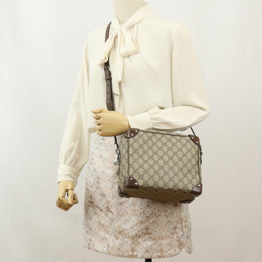 GUCCI グッチ 626363 GGスプリーム ショルダーバッグ PVC レディース [中古] GUCCI（グッチ） ショルダーバッグ GGスプリーム 626363 斜め掛け