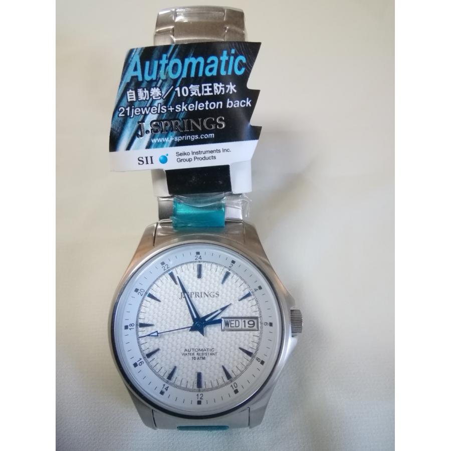 自動巻き腕時計（機械はSEIKO系です）　J.SPRINGS 10気圧防水　定価16500円　｜makochian